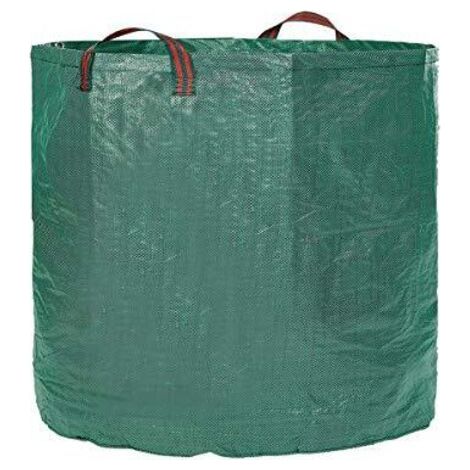 Gartenabfallsäcke, Wiederverwendbare Garten-rasenlaubsäcke, Schmutzbehälter, Grasfangbox, Poollaubsammler, 60 Liter