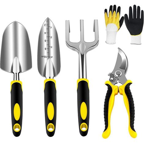 Gartenwerkzeugset Mit Stabilen Aluminiumköpfen Und Ergonomischen Griffen