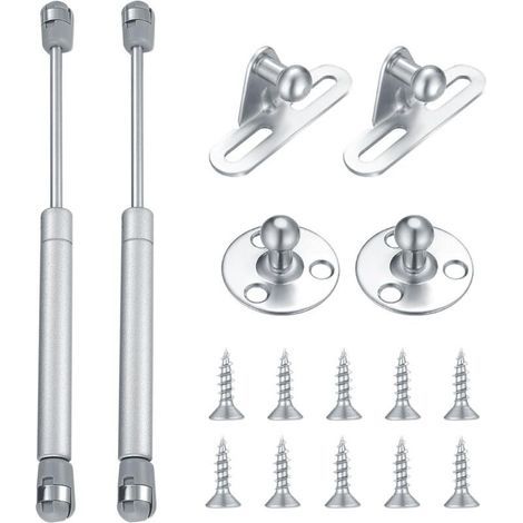 Gasfeder-set, 2 Stück, 60 N, Pneumatische Stoßdämpfer Für Möbel, Stößel Für Küchentüren, Gaskolben Für Türen, Schrankscharniere, Stoßdämpferarm Für Möbelscharniere