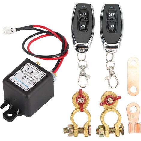 Batterieschalter, Autobatterieschalter, Stromabschalter Mit Fernbedienung, Kupferstecker Für Automobile (1)