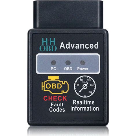 Hh Obd Elm327 V2.1 Bluetooth Obd2 Obdii Can Bus Autodiagnosetool Motorscanner Schnittstellenadapter