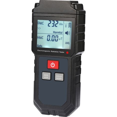 Handheld-tester Für Elektromagnetische Strahlung, Dosimeterdetektor Für Elektrische Felder, Mit Ton- Und Lichtalarm