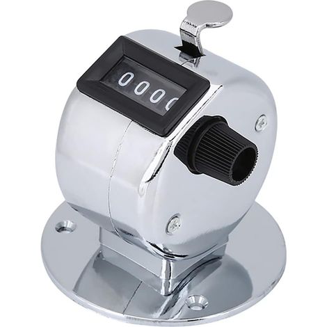 Handzählzähler, Tragbarer Zählzähler Mit 4-stelliger Anzeige, Digitaler Rundenzähler-clicker Für Baseball-anwesenheitsveranstaltungen