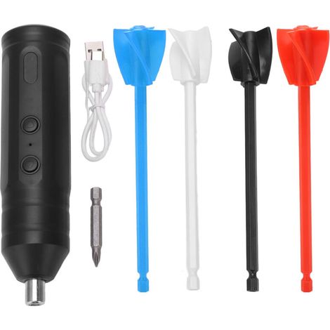 Harzrührer, Epoxidharzmischer, Tragbarer Elektrischer Harzmischer, Wiederaufladbar, Langsamer Motor, Tragbarer Elektrischer Harzrührer Mit Werkzeugen (4 Farben)