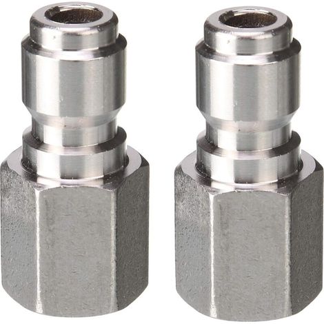 Hochdruckreiniger-kupplung, 2er-pack, 1/4-zoll-schnellverbindungsstecker Auf 1/4-zoll-npt-innengewinde, 5000 Psi