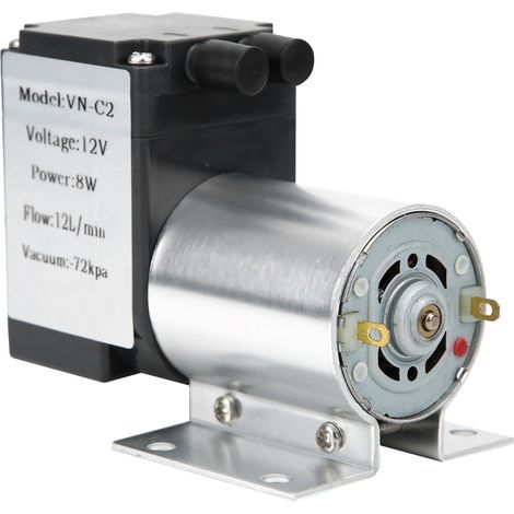 Hochleistungs-unterdruck-vakuumpumpe Mit Halterung -72 Kpa, 8 W, 12 L/min (12 V Dc)