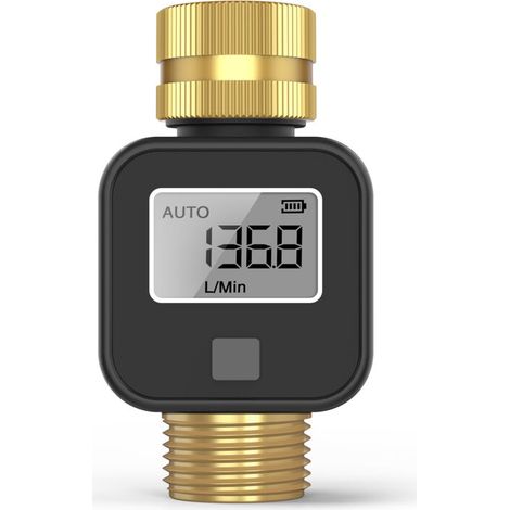 Hochpräziser Digitaler Lcd-wasserzähler Mit Einstellbaren Alarmen Für Haus Und Garten, Hergestellt Aus Abs-kzq