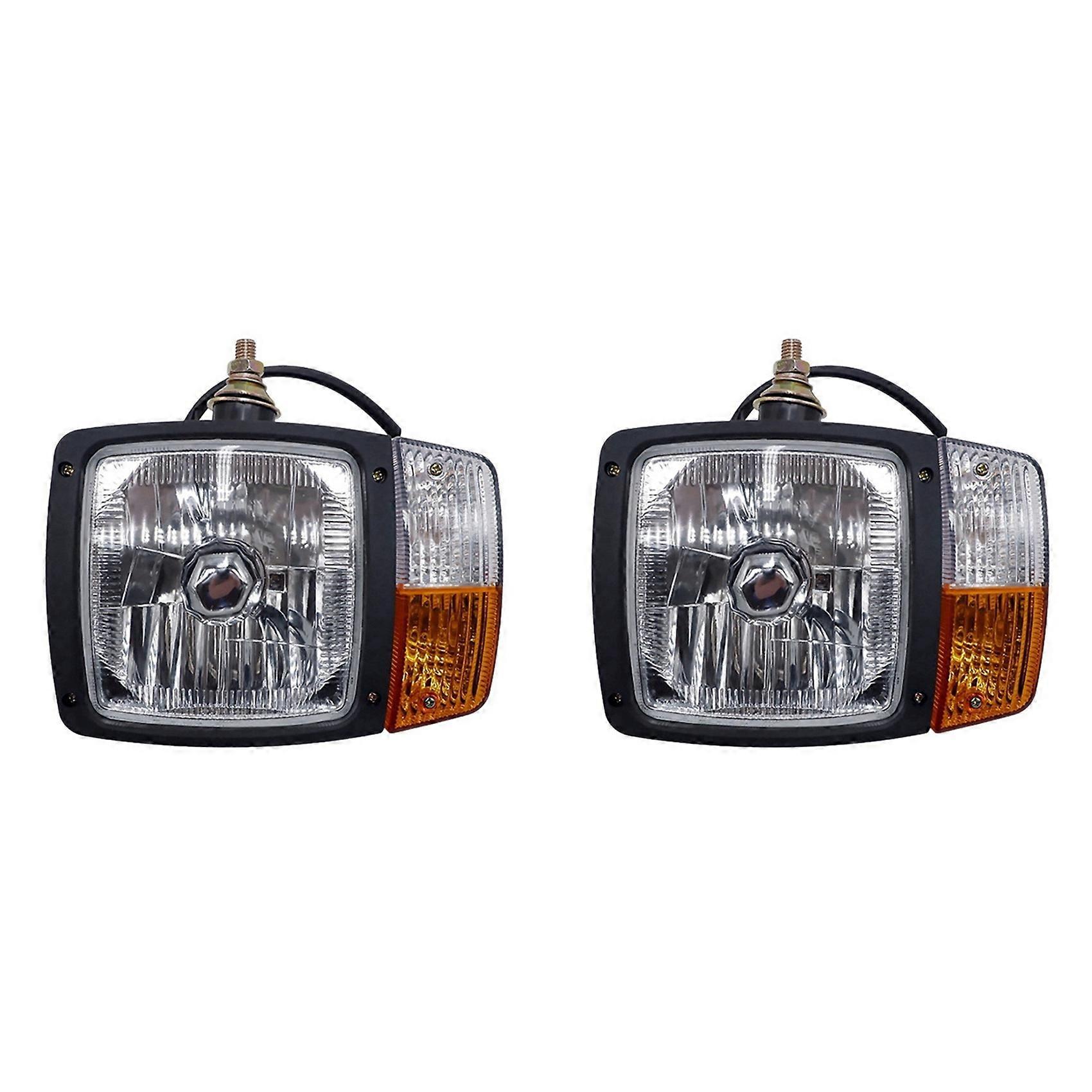 2 Feux De Travail Clignotants Universels À Led, Pour Tracteur, Remorque, Excavatrice, Camion, Côté Droit