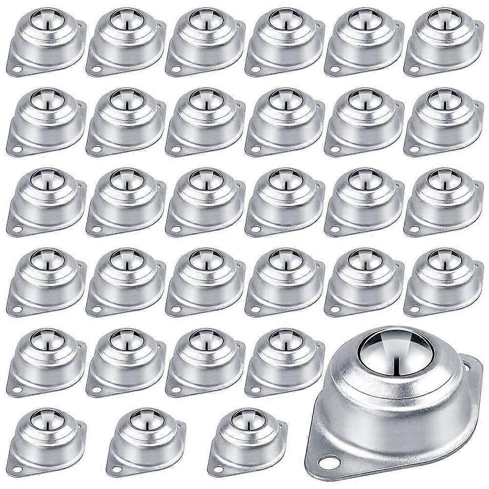 30 Roulements À Billes De Transfert, Roulettes À Billes En Acier Au Carbone De 1/2 Pouce, Unité De Transfert À Billes Rondes Montée Sur Convoyeur