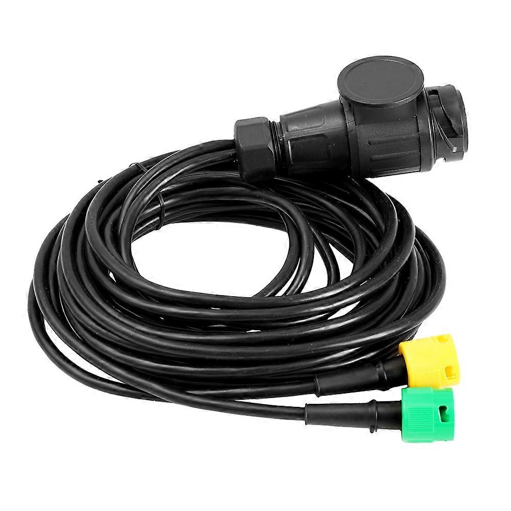 Anhängerbeleuchtungskabel 5 M, Stecker 13-polig Et 2x Stecker 5-polig, Câble Pour Anhängerbeleuchtung Et Rückleuchten