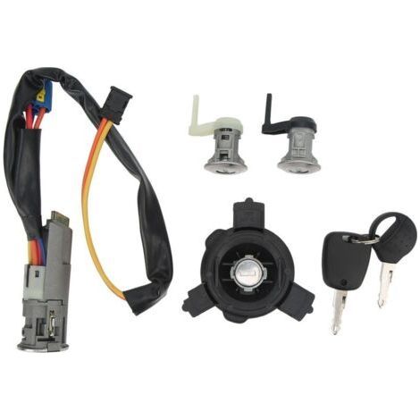 Komplettes Fahrzeug-schließzylinder-set Mit Zündschloss, Türschloss 4162ew, Ersatz Für Peugeot 206 206cc