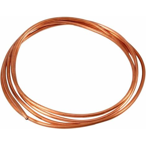 Kupferrohr, 2 M Flexible Kupferrohrspule, 4 Mm Außendurchmesser X 3 Mm Innendurchmesser Für Kühlleitungen (4 Mm Außendurchmesser, 3 Mm Innendurchmesser)