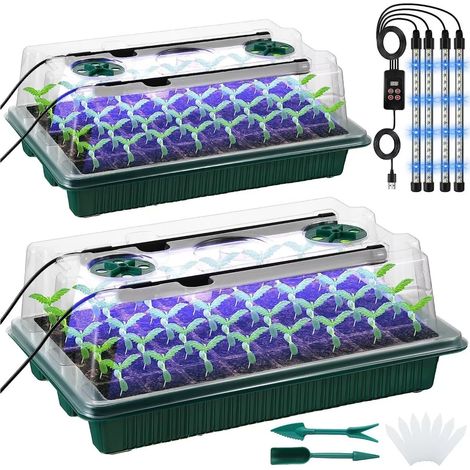 Led-wachstumslicht, Vollspektrum-clip-on-gartenbaulampe, Weißes Led-licht Für Zimmerpflanzen