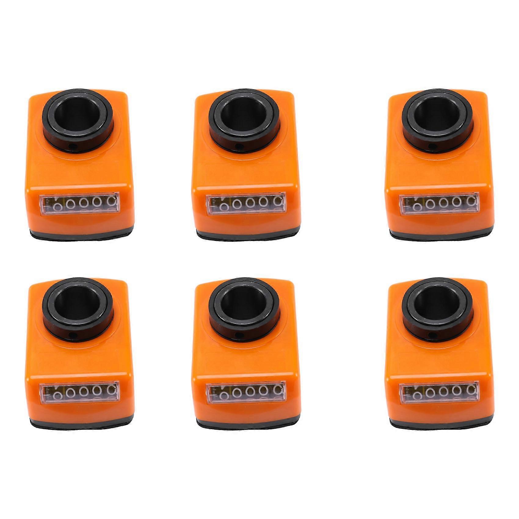 Indicateur De Position Numérique Orange Pour Tour À Métaux (alésage 20 Mm), 6 Pièces.