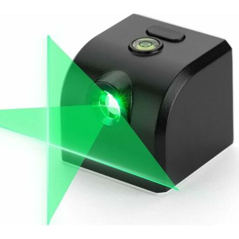 Laser-wasserwaage, Horizontale Und Vertikale Grüne Laserlinie, Mit Wasserwaage Und Magnetischer Basis, Wiederaufladbar, Leicht, Einfach Zu Tragen Fonepro,
