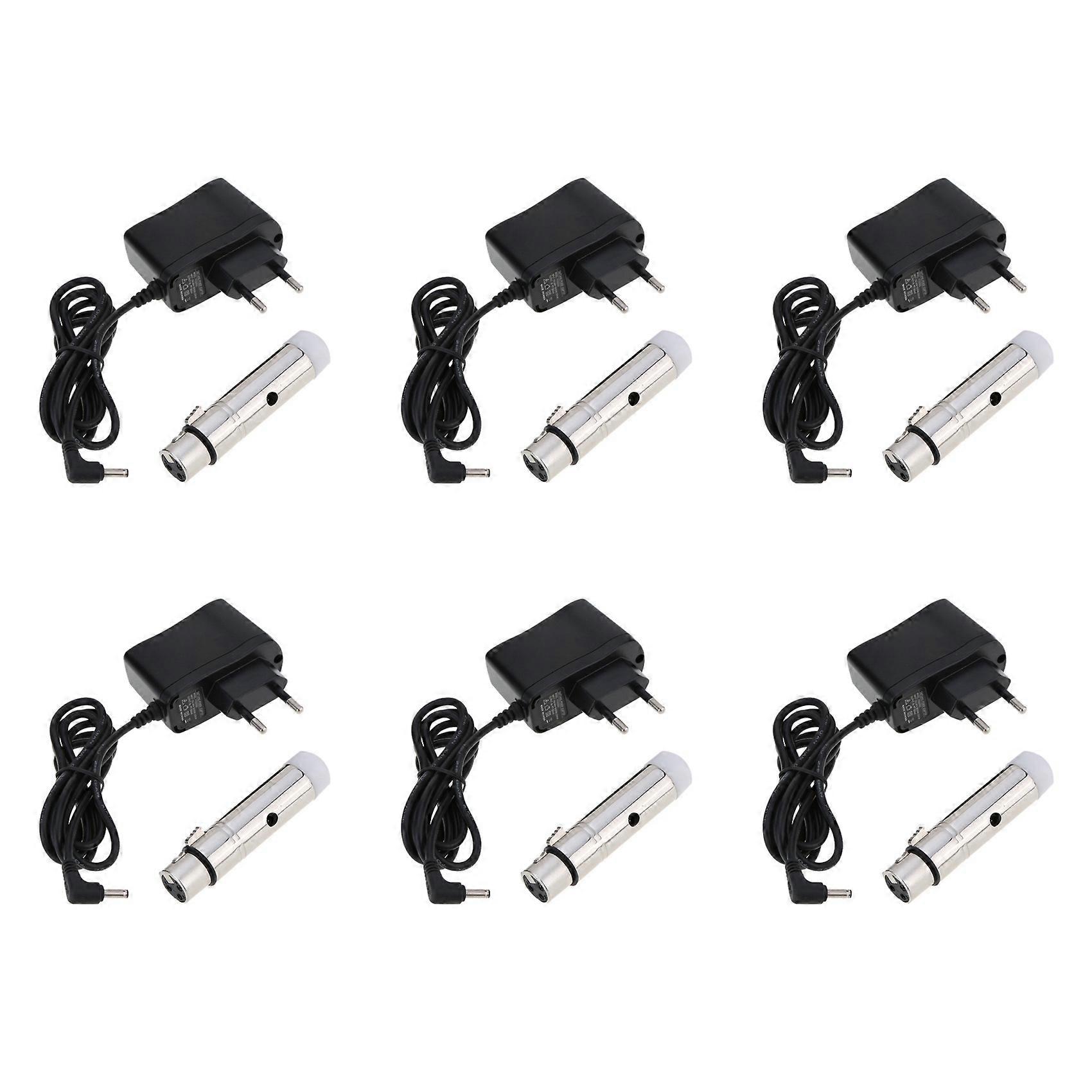 Récepteur Sans Fil Xlr Femelle 6x Pour Éclairage Led De Scène Et De Fête, Contrôleur Dmx512 2,4 Ghz Ism