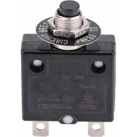 Leistungsschalter 15 A Thermoschalter Optionaler Reset 125-250 V Ac 50 V Dc Überlastschutz Strom-kzq