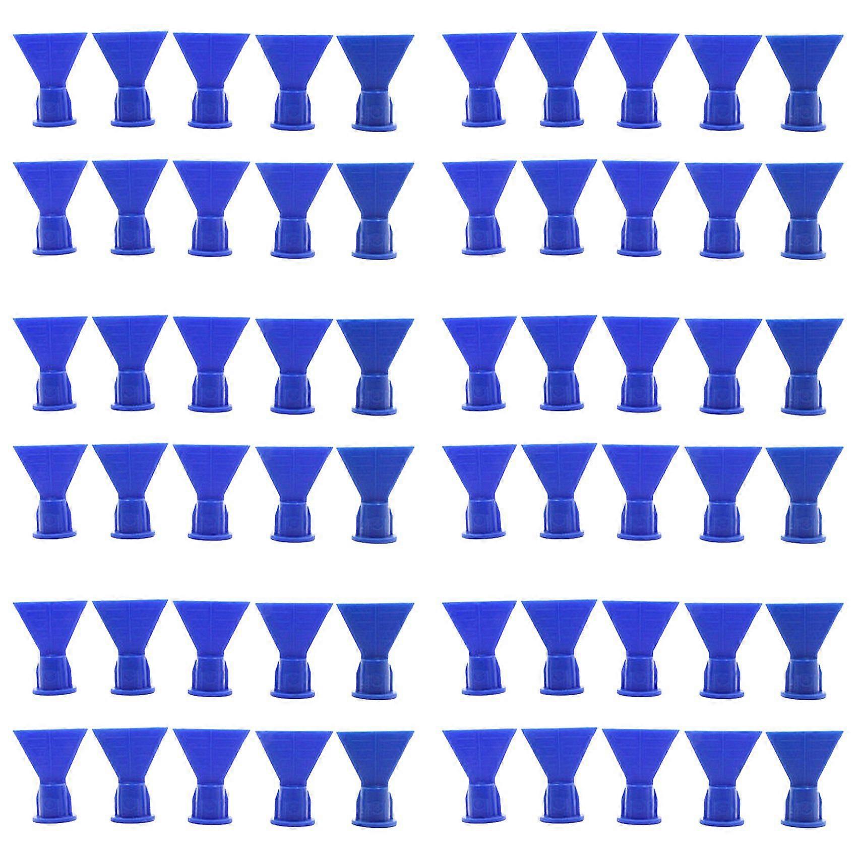 Cône En Silicone Ondulé Pour Cartouche De Mastic, Embout De Pulvérisation De Rechange Pour Seringue, Accessoire, 60 Pièces
