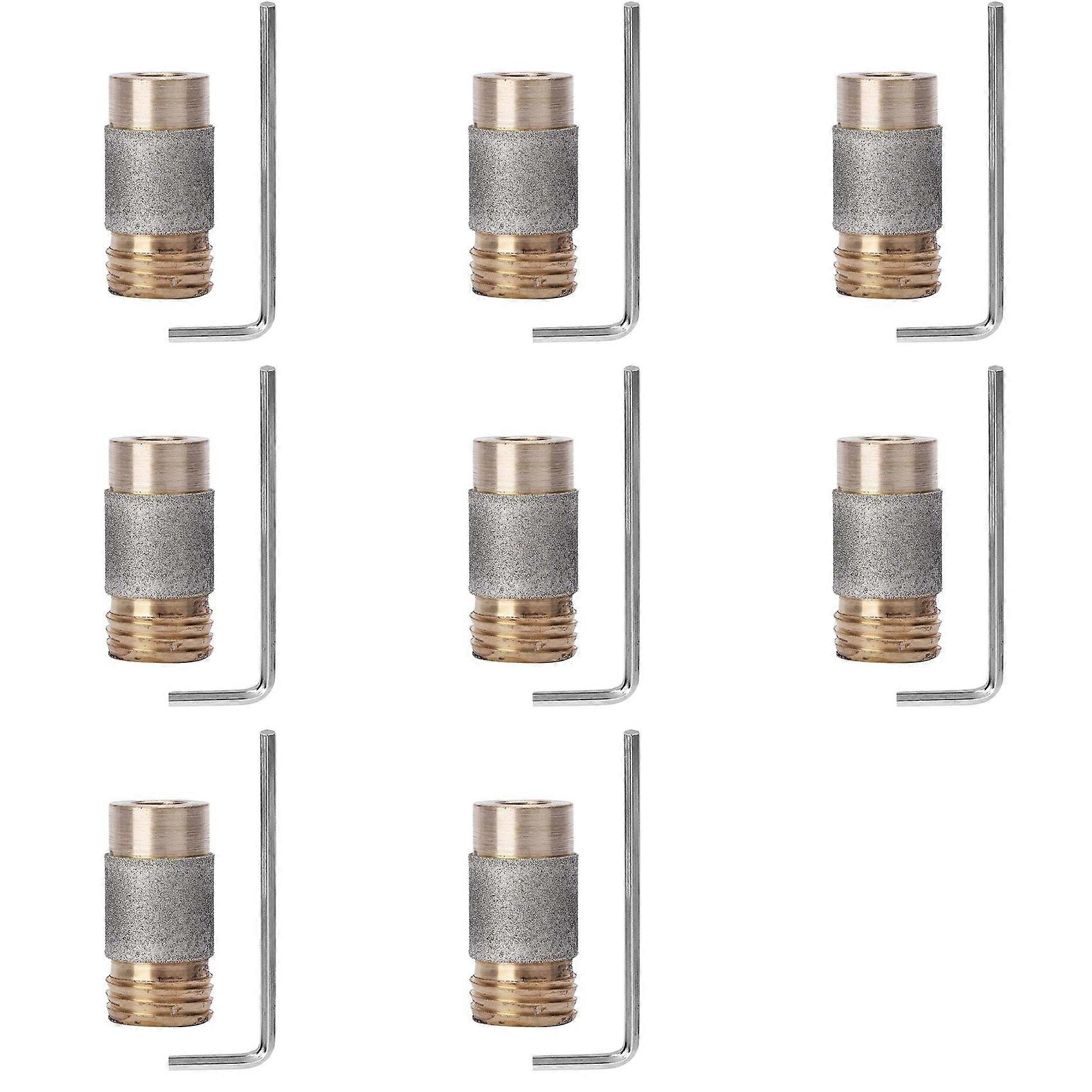 8x Mcbl58 Accessoire De Meulage Diamanté Pour Céramique Et Verre, Mini Outil De Meulage Portable Pour Meuleuses Diamantées Et À Verre Pour Le Meulage Des Bords De Pierres