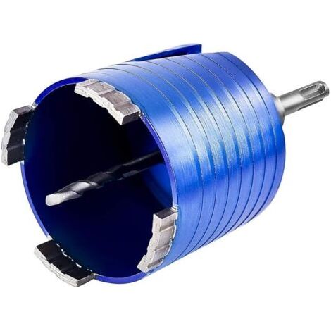 Lochsäge Für Verstärkten Beton, Diamant-kronenkernbohrer + Sds-plus M16-adapter + 8 X 120 Mm Bohrer + Extraktionskeil (68 Mm)