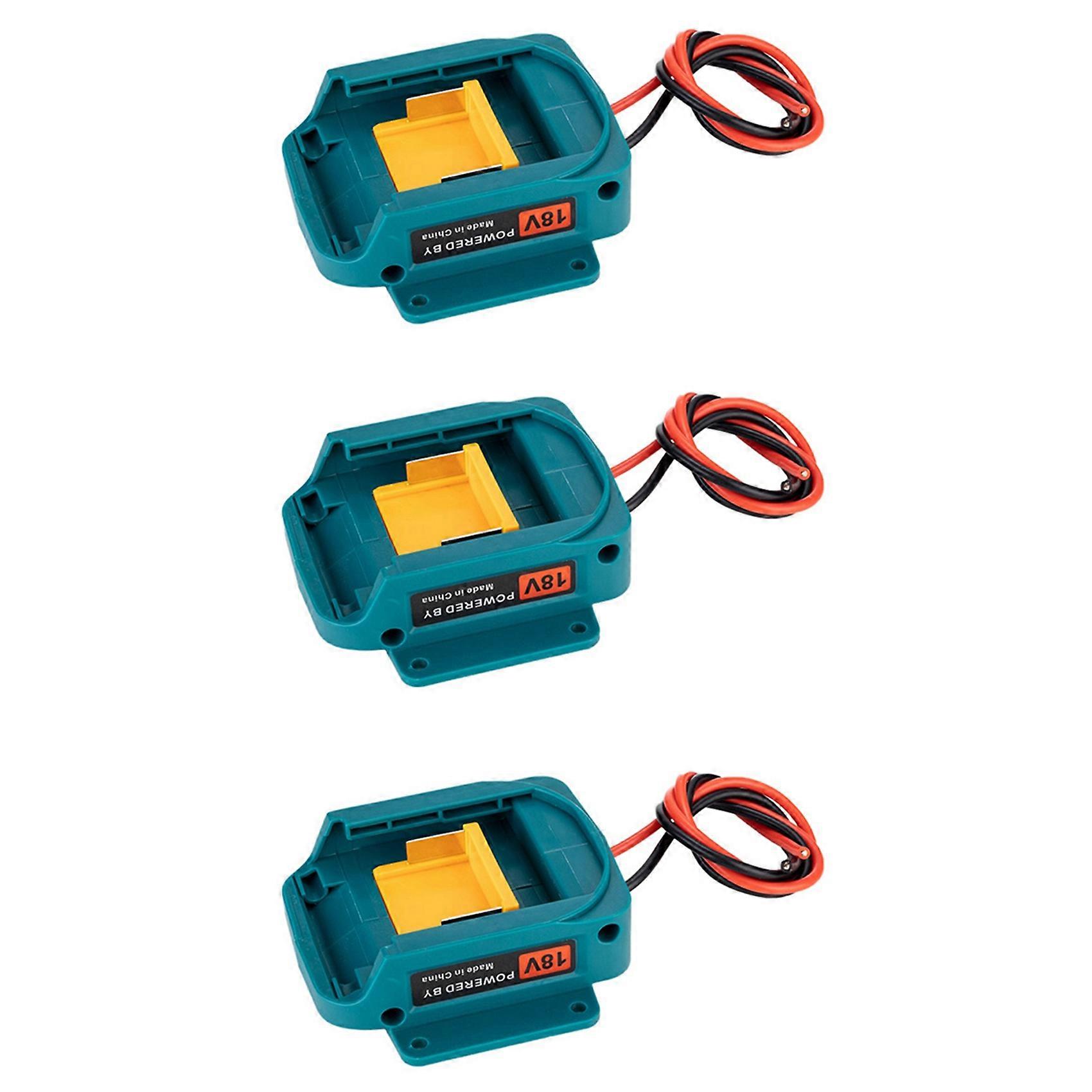 Adaptateur/convertisseur De Batterie 3x Pour Batterie Makita 18v Li-ion, Convertisseur De Batterie Pour Outils Électriques De Bricolage