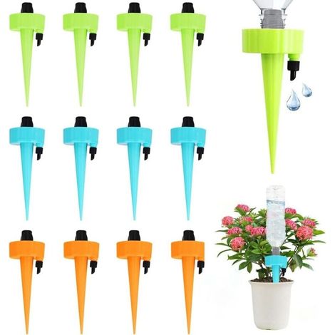 Lot 12 Automatische Pflanzenbewässerungsgeräte Spikes, Topfpflanzenbewässerungsgerät, Automatisches Bewässerungsgerät, Pflanzenbewässerungssystem, Blumentopf, Setzlinge, Pflanzenbewässerung
