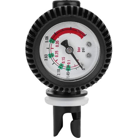 Luftpumpen-manometer, Drucktester, Sicherheitsbarometer, Langer Schlauchadapter, Bis Zu 0,6 Bar/8,55 Psi, Manometer Für Schlauchboote, Kajaks, Surfbretter, Boote