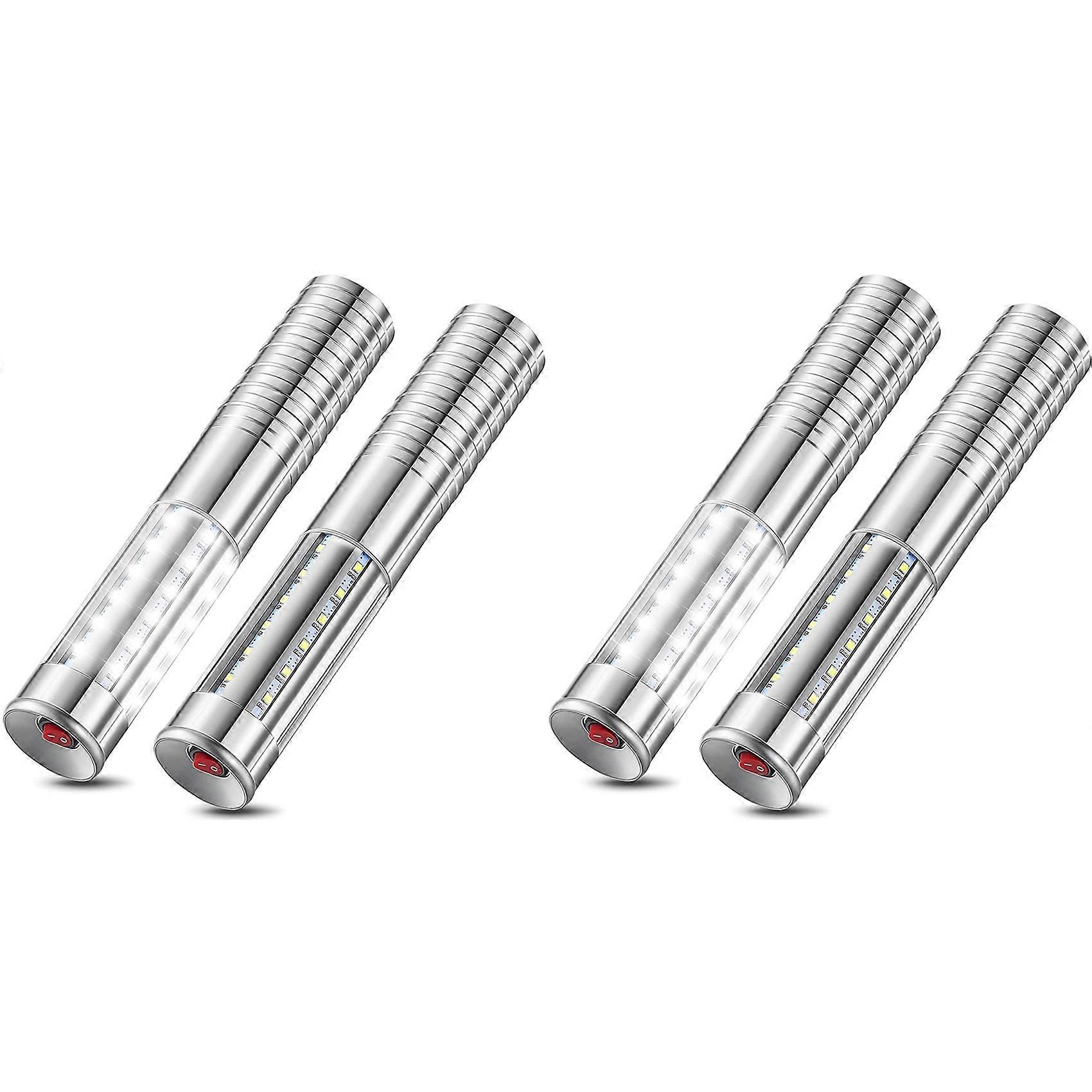 Lot De 4 Guirlandes Lumineuses Led Stroboscopiques, Réutilisables Pour Bouteilles De Champagne, Idéales Pour Les Fêtes Et Les Concerts, Prise Américaine.