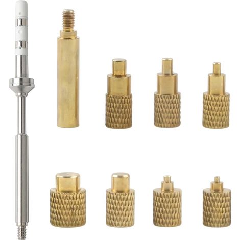 Lötspitze M2 M2,5 M3 M4 M5 M6 M8 Messing-lötkolbenspitzen Mit Universal-standard-936-spitzen, 3d-gewindeeinsatz Für Ts001-lötkolben