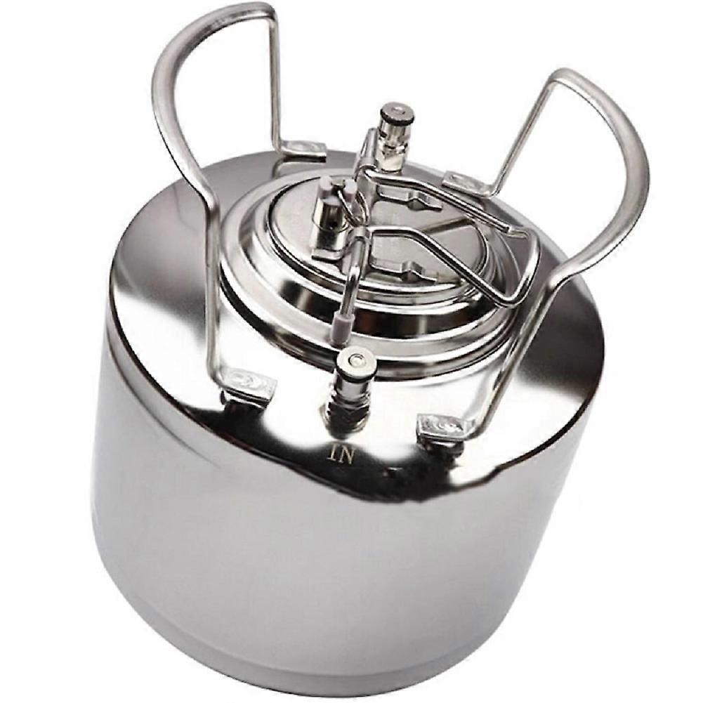 Fût De Brassage Amateur, Cuve De Fermentation Secondaire, Fût En Acier Inoxydable De 6 L, Fût Sous Pression Pour La Fabrication De Bière, De Soda Et De Vin.