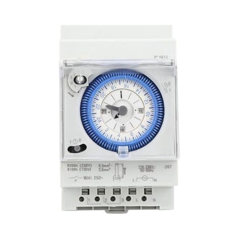 Mechanische Schwimmbaduhr, 16 A, 250 V, Schwimmbad-programmierer, Warmwasserbereiter-uhr, 15 Minuten, 24 Stunden, Für Zuhause, Küche, Innenbereich, Außenbeleuchtung