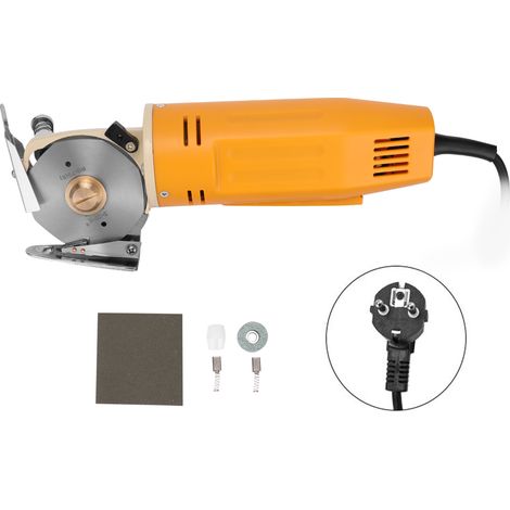Elektrischer Rotations-stoffschneider, Mini-stoffschneider, Rundes Handmesser Und Stoffschneidemaschine, Tragbare Elektrische Stoffschneideschere Für Kleidung, Schuhe, Hüte Und Mehr.