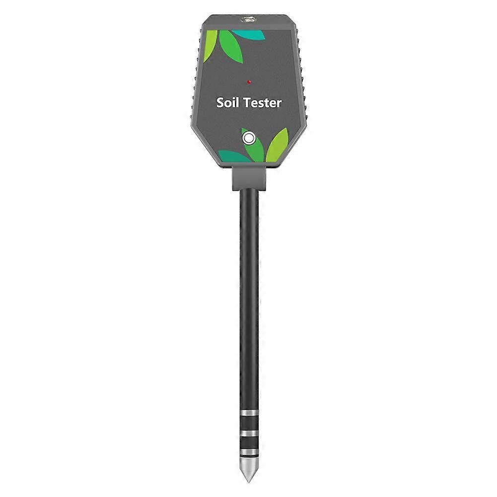 Testeur De Sol Multifonction 8 En 1 : Ph/ec/lumière/humidité/fertilité/thermomètre/hygromètre Numérique Pour Le Jardinage