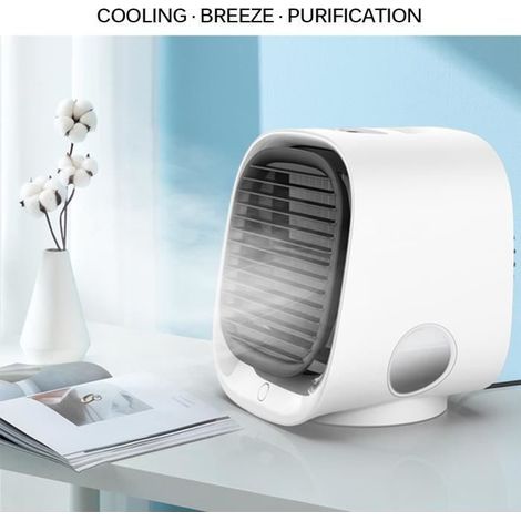 Mini-klimaanlage, Luftkühler, Tragbar, Negativ-ionen-usb, Schneller Klimaanlagenventilator, Büro-schlafzimmer-luftkühler