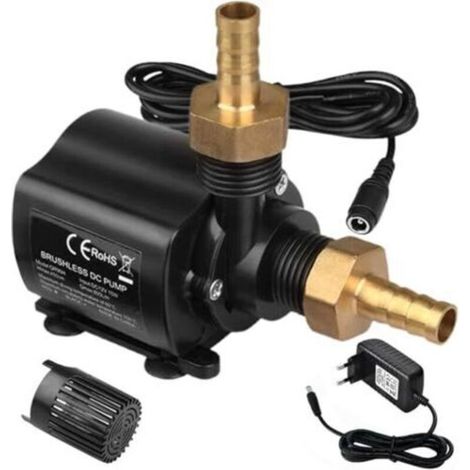 Mini-wasserpumpe 12 V, 800 L/h, 4,5 M, 15 W, Kleine Tauchwasserpumpe, Teichpumpe, Springbrunnenpumpe, Wasserpumpe, Aquarium-förderpumpe, Für Gärten, Aquarien, Teiche