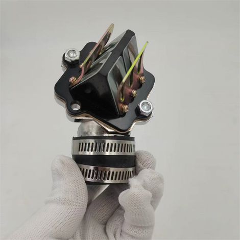 Ansaugstutzen Mit Paddelventil Für Yamaha Jog50, Zweitakt-tuningzubehör, Erhöht Die Luftzufuhr Und Das Ansprechverhalten Des Rollermotors.
