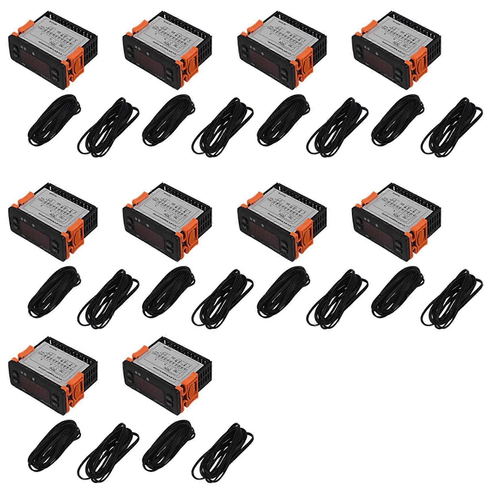 10 Régulateurs De Température Miniatures Etc-974 Pour Réfrigérateur, Thermostat, Thermorégulateur, Thermocouple, Double Capteur Ntc