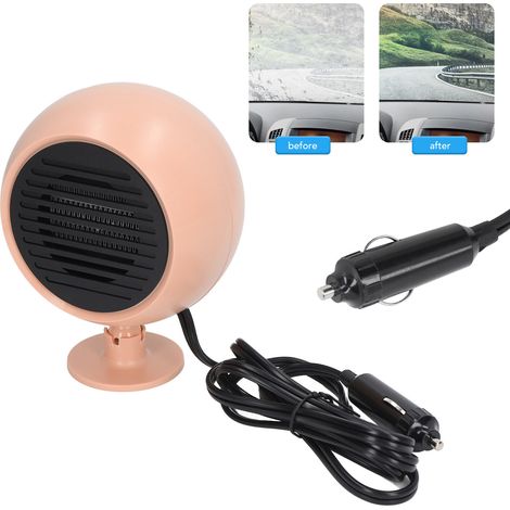 Multi-angle Rotation Planetary Car Heater Tragbarer Windschutzscheiben-defogger Pink 24v