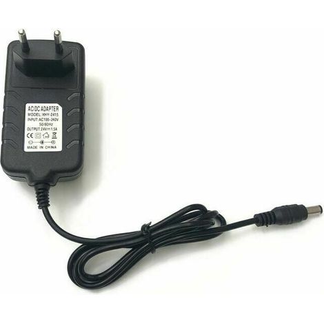 Netztransformator – 24 W, 24 V, 1,5 A – Mit 220 V Auf Dc 24 V Haushaltssteckdose – Schwarz – Sunone Netzadapter, Led-nagellampe, Lichtleiste, Steckbar, Wandkonstantstrom, Schwenkbar