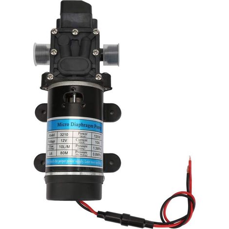 Odipie – 12 V/24 V 80 W Wasserpumpe – Selbstansaugende Pumpe Aus Messing Und Kupfer – Durchflussrate Bis Zu 10 L/m – Korrosionsbeständig Für Landwirtschaftliche Anwendungen – 3210yd-12-120fs