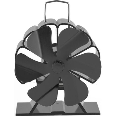 Ofenventilator, 6 Flügel, Leiser, Wärmebetriebener Holzofenventilator Für Holzofen/kamin/holzofen