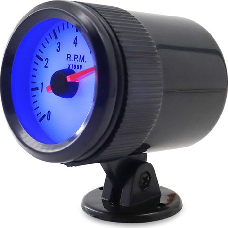 Oidipie – 52 Mm Drehzahlmesser 0–8000 U/min – Blaue Led-beleuchtung – Kompatible 4/6/8-zylinder-motoren – Hohe Empfindlichkeit