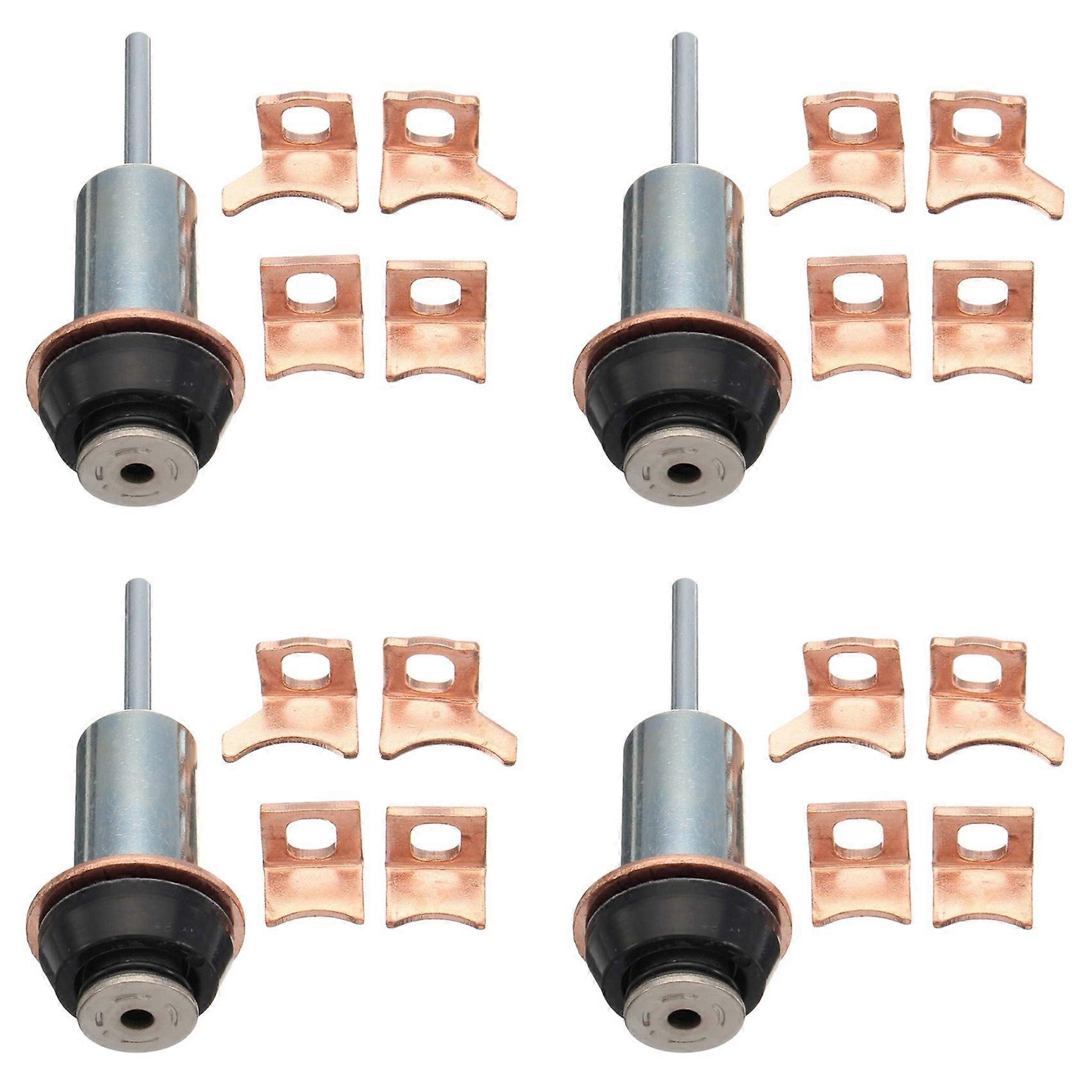 Kit De Réparation/reconstruction De Démarreur (4 Pièces) - Jeu De Pistons De Contact De Solénoïde Nippondenso 128000-7390