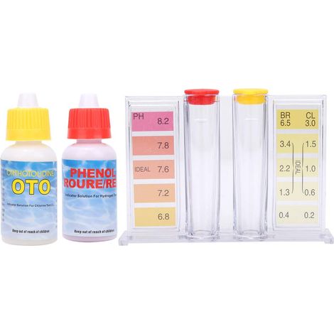 Ph-qualitätstest-set, Schwimmbad-tester, Ph-chlor-test-set, Testbox Für Spa-thermalbecken