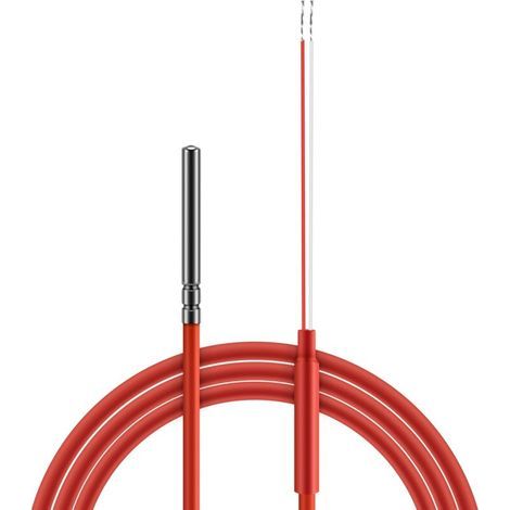Pt1000 Temperatursensor 2 Drähte 1,5 M Sonde Silikongel-thermistor -50 °c Bis 180 °c
