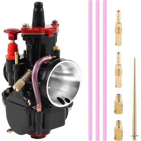 Pwk 28 Mm Vergaser Für Universal 75 Cc Bis 125 Cc Dirt Bike Motocross Motorrad Roller Atv Quad – Schwarz