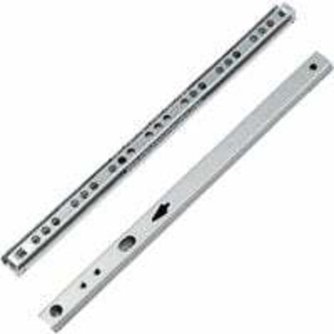 Paar Kugelgelagerte Metallführungen Für Möbelschubladen, 246 X 17 X 10 Mm