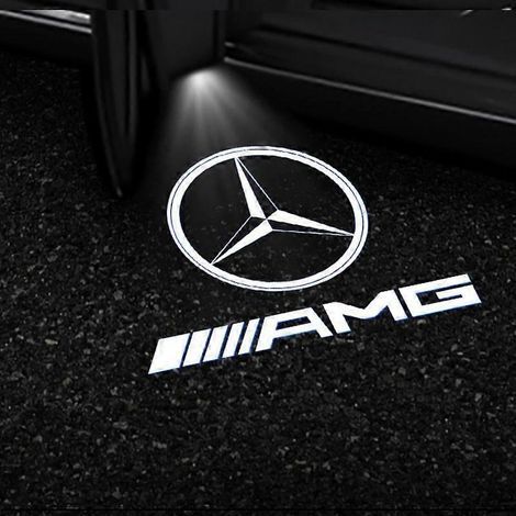 Passend Für Mercedes Benz Led Willkommenslicht Cla Cls A207 C207 Modifizierte Türleuchte Laserprojektionslampe (2er-set)