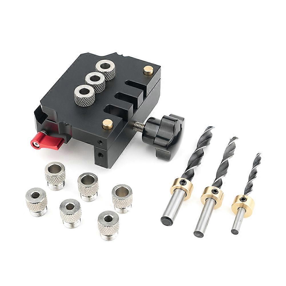 Gabarit De Centrage Automatique Pour Tourillons, Guide De Perçage Pour Trous Droits, Outil Multifonctionnel Pour Le Travail Du Bois, Outil À Lamelles
