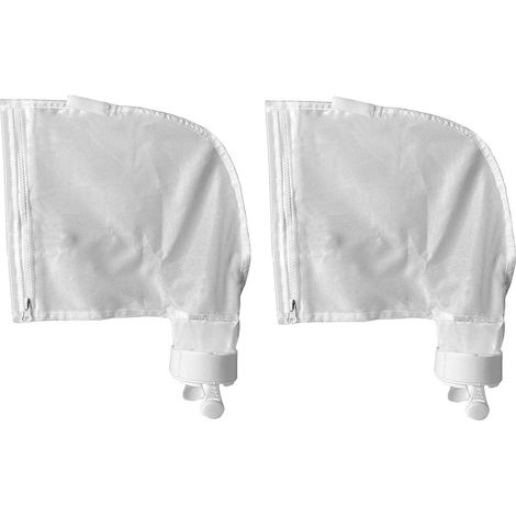 Pool-reinigungsbeutel Für Polaris 280, 480, Allzweckbeutel Aus Weißem Nylon Mit Reißverschluss (2 Stück)